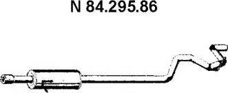 Eberspächer 84.295.86 - Izplūdes gāzu trokšņa slāpētājs (pēdējais) autodraugiem.lv