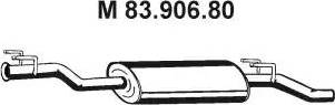 Eberspächer 83.906.80 - Vidējais izpl. gāzu trokšņa slāpētājs autodraugiem.lv