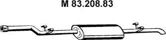 Eberspächer 83.208.83 - Vidējais izpl. gāzu trokšņa slāpētājs autodraugiem.lv