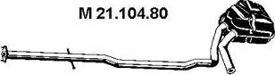 Eberspächer 21.104.80 - Vidējais izpl. gāzu trokšņa slāpētājs autodraugiem.lv