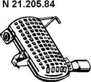 Eberspächer 21.205.84 - Izplūdes gāzu trokšņa slāpētājs (pēdējais) autodraugiem.lv