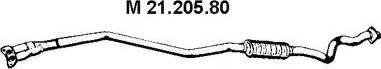 Eberspächer 21.205.80 - Vidējais izpl. gāzu trokšņa slāpētājs autodraugiem.lv