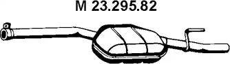 Eberspächer 23.295.82 - Vidējais izpl. gāzu trokšņa slāpētājs autodraugiem.lv