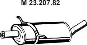 Eberspächer 23.207.82 - Vidējais izpl. gāzu trokšņa slāpētājs autodraugiem.lv