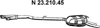 Eberspächer 23.210.45 - Izplūdes gāzu trokšņa slāpētājs (pēdējais) autodraugiem.lv