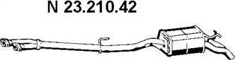 Eberspächer 23.210.42 - Izplūdes gāzu trokšņa slāpētājs (pēdējais) autodraugiem.lv