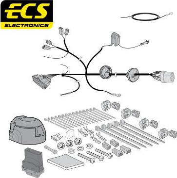 ECS FI05013MU - Elektrokomplekts, Piekabes aprīkojums autodraugiem.lv