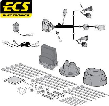 ECS FI05313MU - Elektrokomplekts, Piekabes aprīkojums autodraugiem.lv