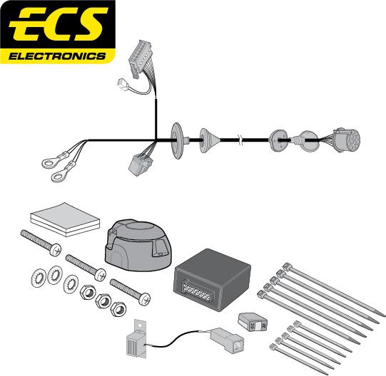 ECS LR02913MU - Elektrokomplekts, Piekabes aprīkojums autodraugiem.lv