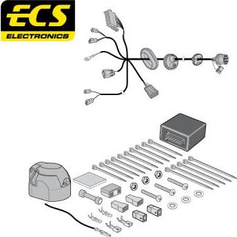 ECS VL04807MU - Elektrokomplekts, Piekabes aprīkojums autodraugiem.lv