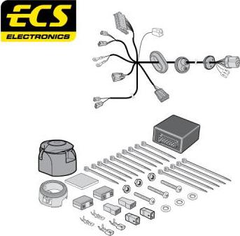 ECS VL04813MU - Elektrokomplekts, Piekabes aprīkojums autodraugiem.lv