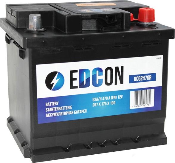 Edcon DC52470R - Startera akumulatoru baterija autodraugiem.lv