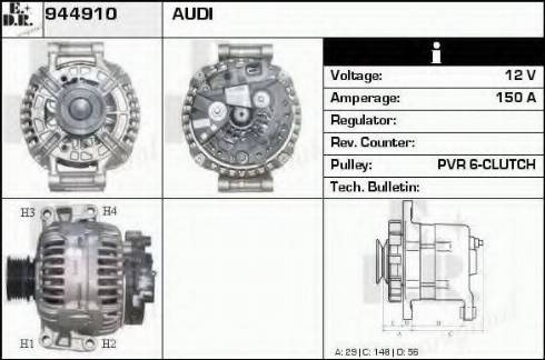 EDR 944910 - Ģenerators autodraugiem.lv