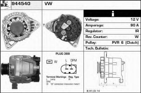 EDR 944540 - Ģenerators autodraugiem.lv