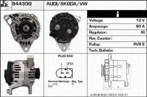 EDR 944300 - Ģenerators autodraugiem.lv