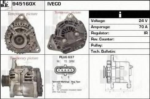 EDR 945160X - Ģenerators autodraugiem.lv