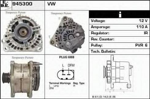 EDR 945300 - Ģenerators autodraugiem.lv
