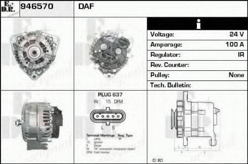 EDR 946570 - Ģenerators autodraugiem.lv