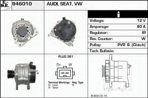 EDR 946010 - Ģenerators autodraugiem.lv
