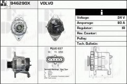 EDR 946290X - Ģenerators autodraugiem.lv