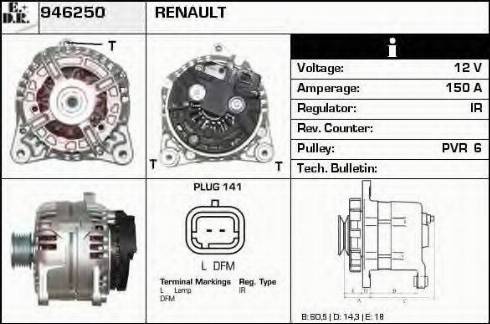 EDR 946250 - Ģenerators autodraugiem.lv