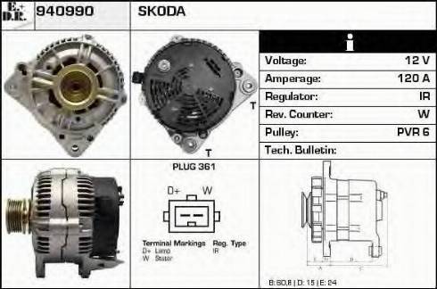 EDR 940990 - Ģenerators autodraugiem.lv