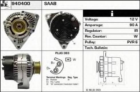 EDR 940400 - Ģenerators autodraugiem.lv