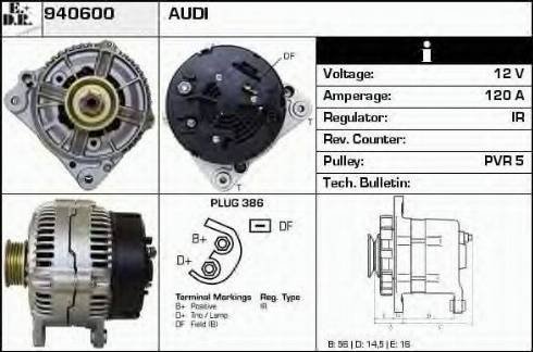 EDR 940600 - Ģenerators autodraugiem.lv
