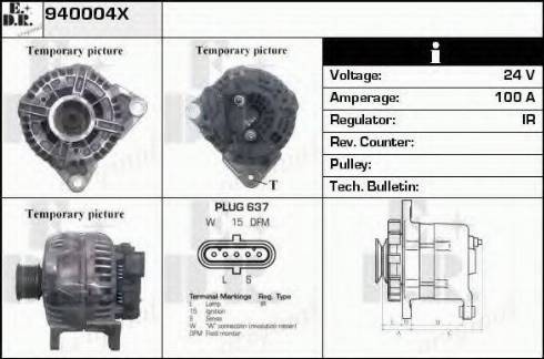 EDR 940004X - Ģenerators autodraugiem.lv