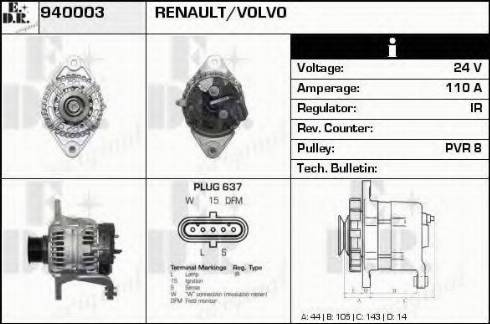 EDR 940003 - Ģenerators autodraugiem.lv