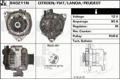 EDR 940211N - Ģenerators autodraugiem.lv