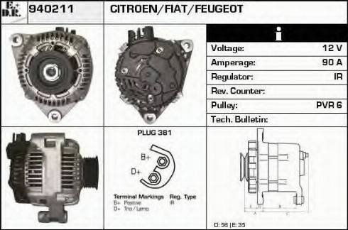 EDR 940211 - Ģenerators autodraugiem.lv