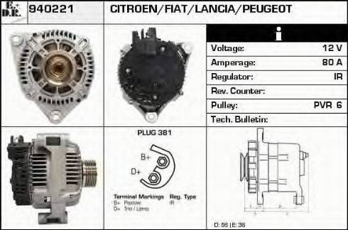 EDR 940221 - Ģenerators autodraugiem.lv