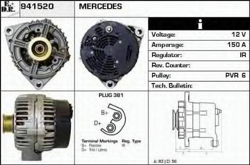 EDR 941520 - Ģenerators autodraugiem.lv