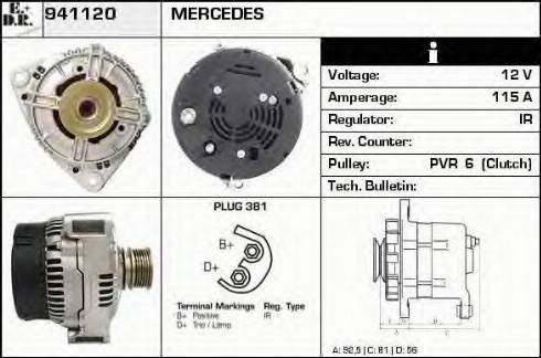 EDR 941120 - Ģenerators autodraugiem.lv