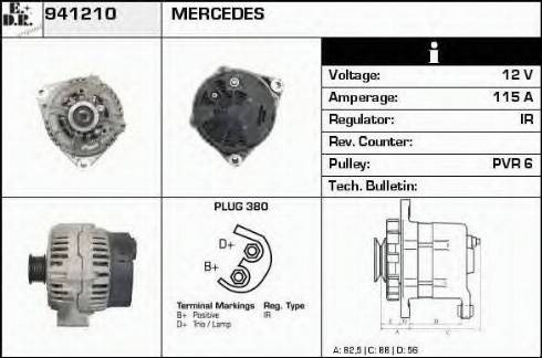 EDR 941210 - Ģenerators autodraugiem.lv