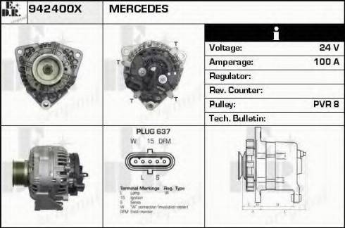EDR 942400X - Ģenerators autodraugiem.lv