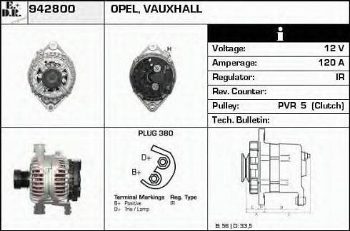 EDR 942800 - Ģenerators autodraugiem.lv