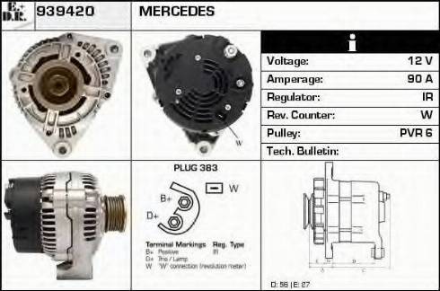 EDR 939420 - Ģenerators autodraugiem.lv
