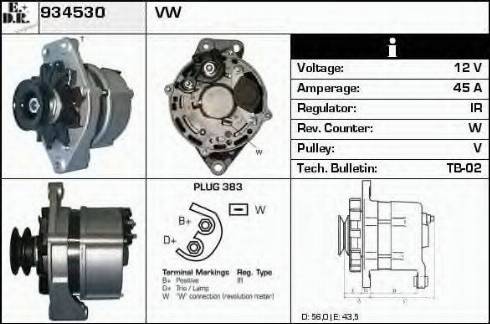 EDR 934530 - Ģenerators autodraugiem.lv