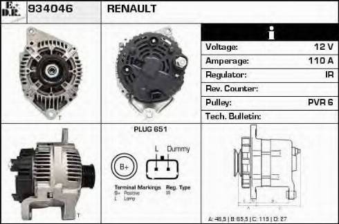 EDR 934046 - Ģenerators autodraugiem.lv