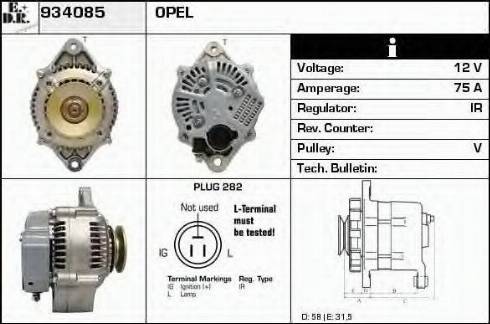 EDR 934085 - Ģenerators autodraugiem.lv