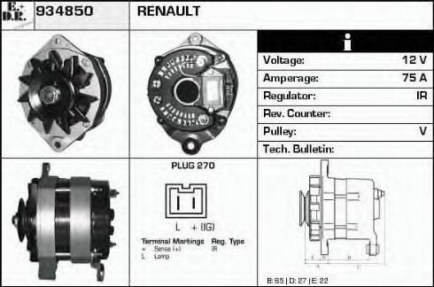 EDR 934850 - Ģenerators autodraugiem.lv