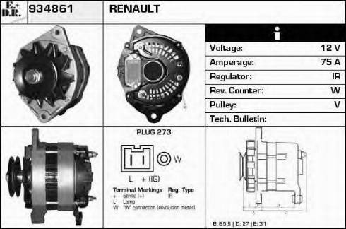 EDR 934861 - Ģenerators autodraugiem.lv