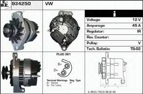 EDR 934250 - Ģenerators autodraugiem.lv