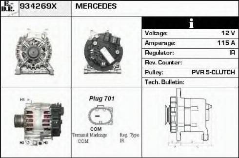 EDR 934269X - Ģenerators autodraugiem.lv