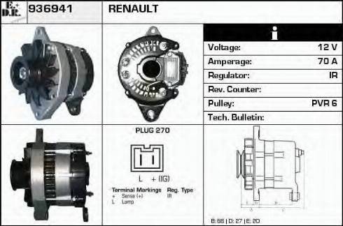 EDR 936941 - Ģenerators autodraugiem.lv