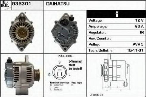 EDR 936301 - Ģenerators autodraugiem.lv