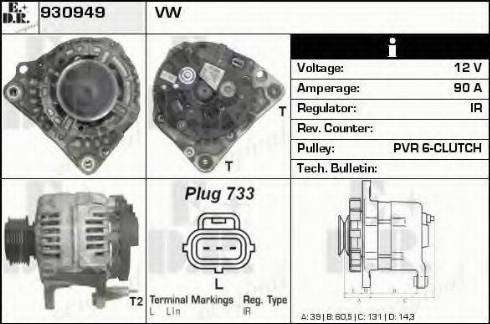 EDR 930949 - Ģenerators autodraugiem.lv