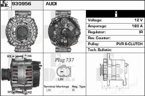 EDR 930956 - Ģenerators autodraugiem.lv